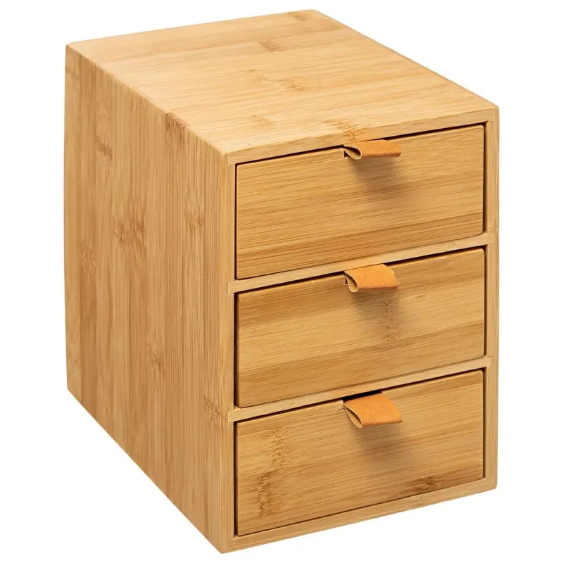 Bambusowy Organizer Z 3 Szufladkami
