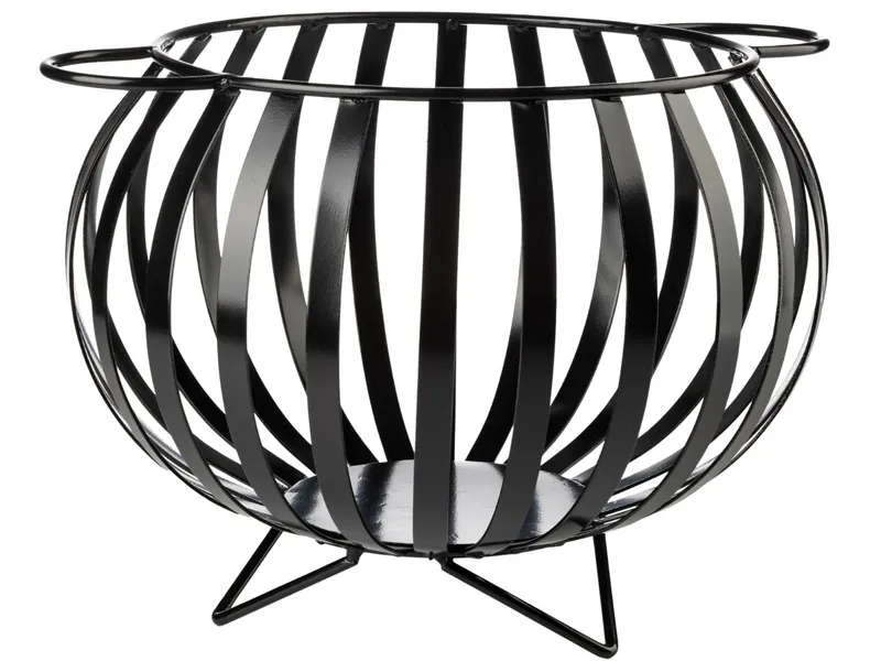 Metalowy Kosz Na Drewno KULA 34,5 cm