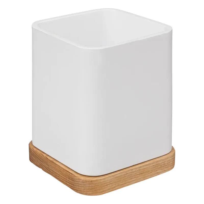 Kubek Na Szczoteczki Natureo White