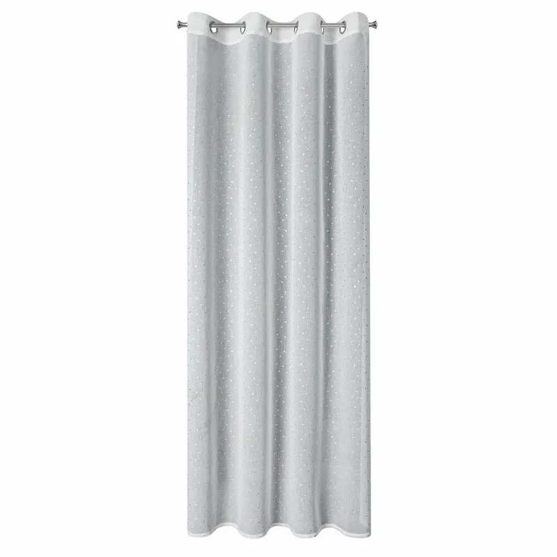 Firana GINA 140x250 Serduszka - Biała