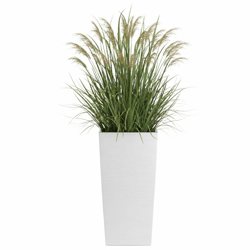 Donica Porto Riflo H57X29,5X29,5 cm - Biała