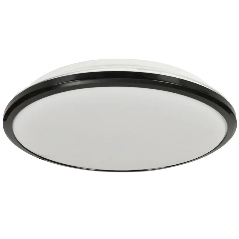 Plafon TERMA 24W LED IP44 36 cm - Czarny