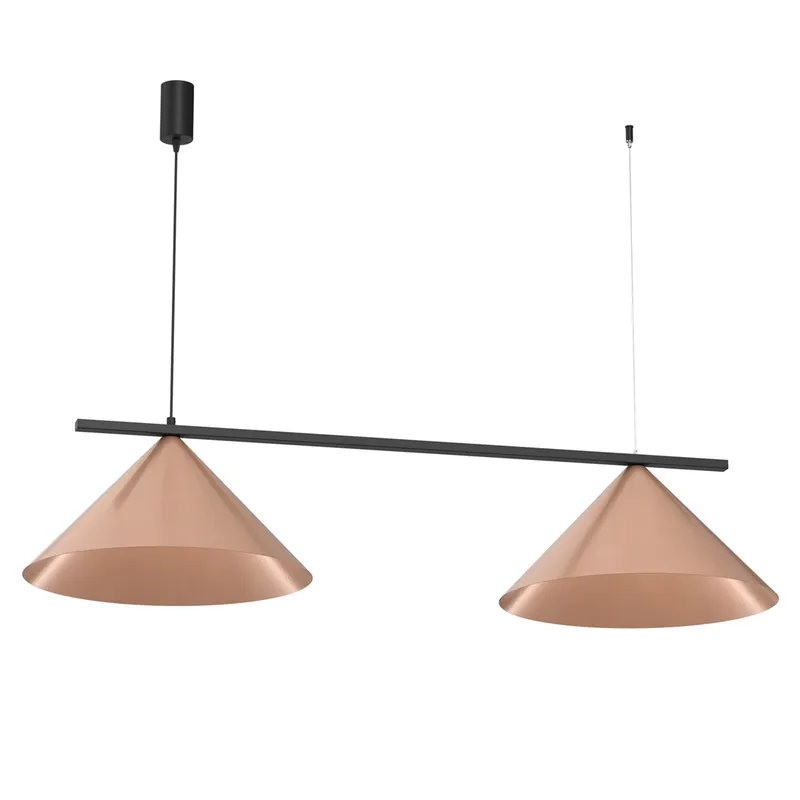 Lampa Wisząca CAPITAL Czarna Miedziana