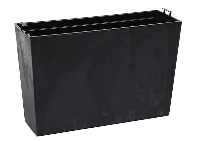 Donica Bloom Beton H36X56CM - Czarny