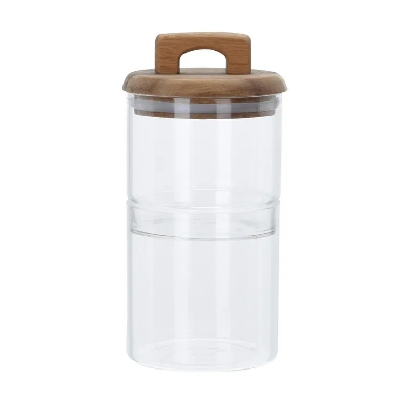 Pojemnik Szklany 2-POZIOMOWY 2 x 600ml