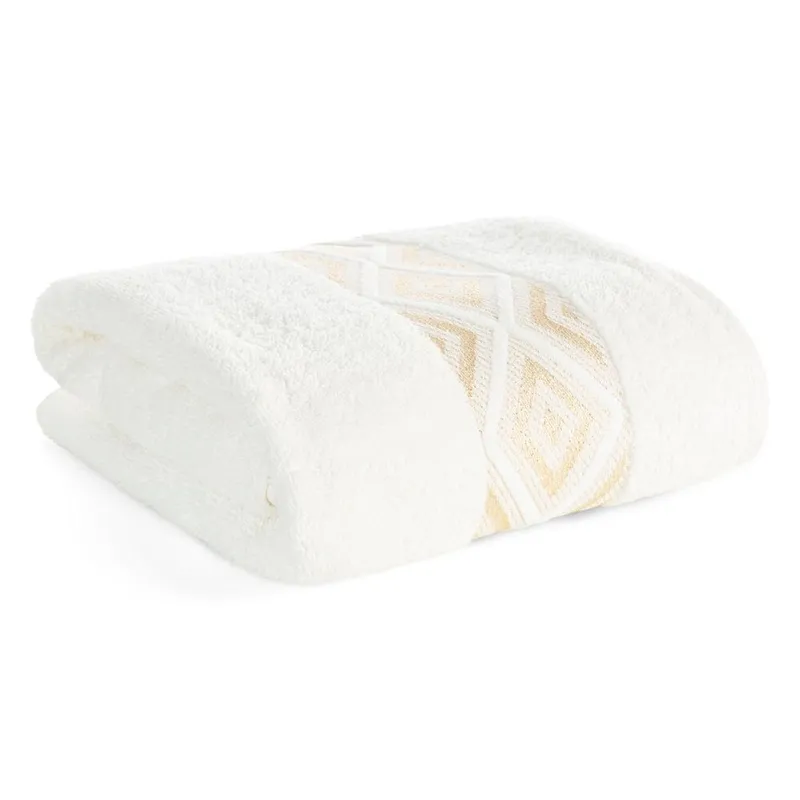 Ręcznik Z Błyszczącą Nicią AZARI 70x140 Krem