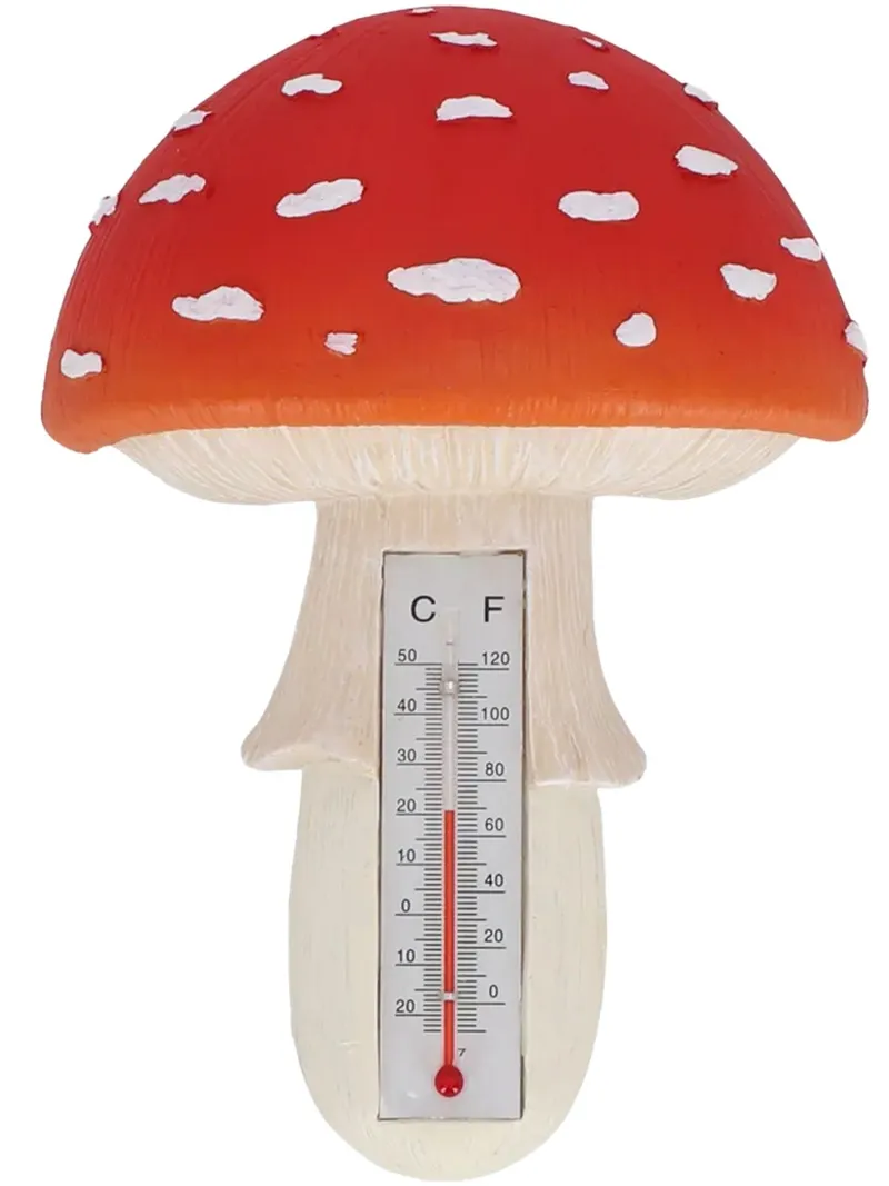 Termometr Ścienny W Kształcie Muchomora 16,7 cm
