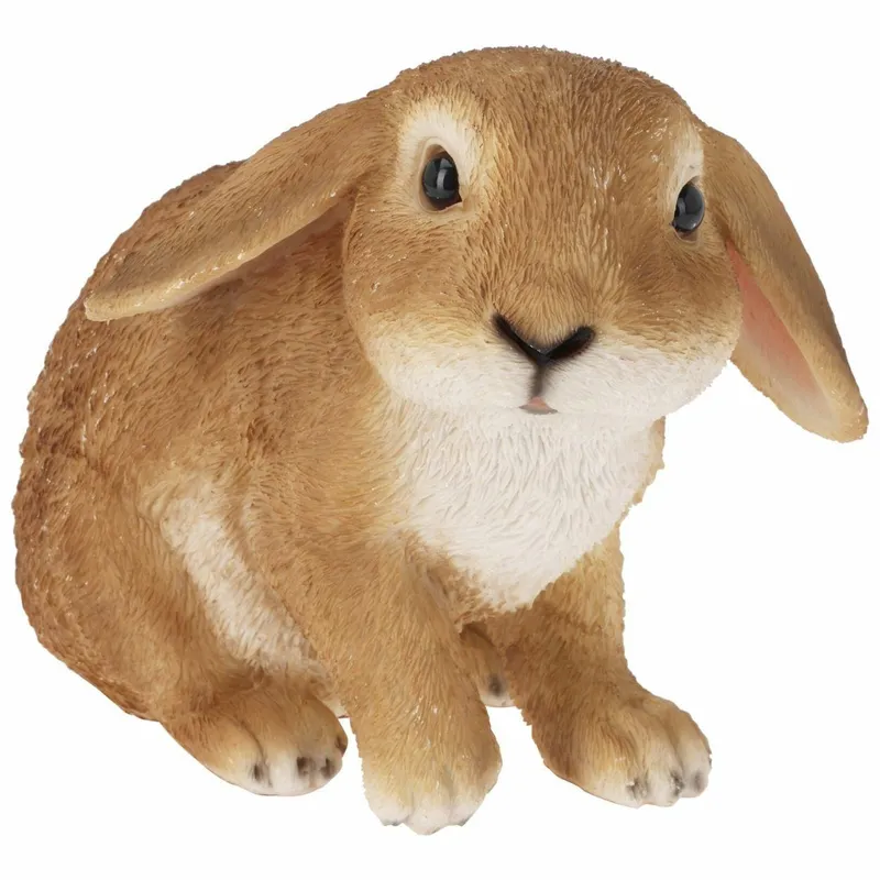 Figurka Ogrodowa Królik Z Dużymi Uszami 17 cm Wzór 1