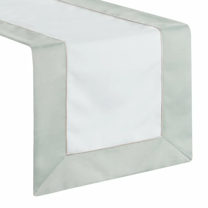 Bieżnik SYLVIA 40x180 cm Biały Oliwkowa