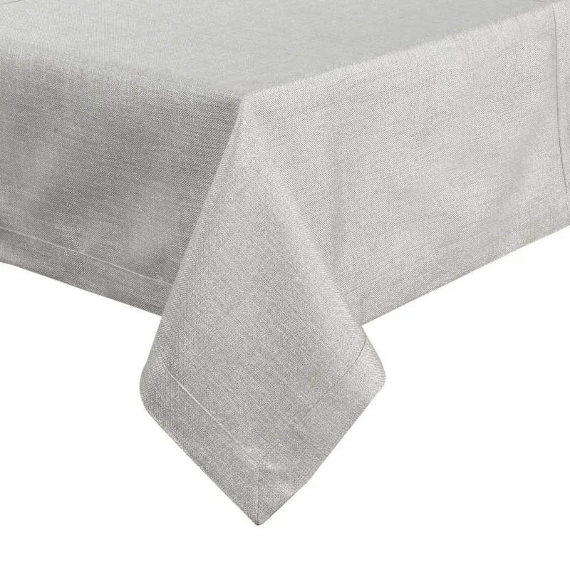 Obrus STELLA 2 145x350 cm - Srebrny