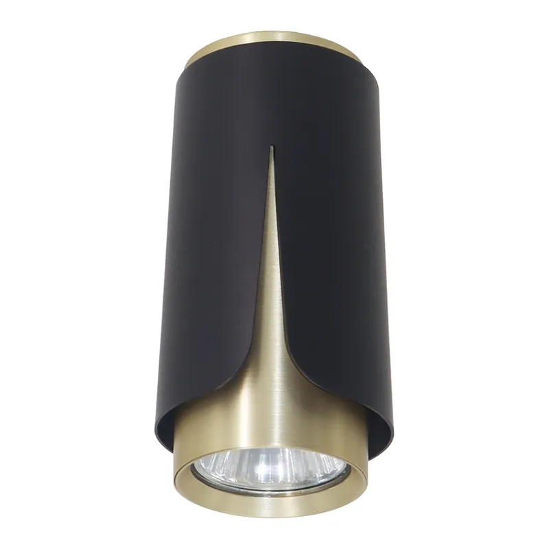 Lampa Sufitowa FLOWER Czarny Złoty