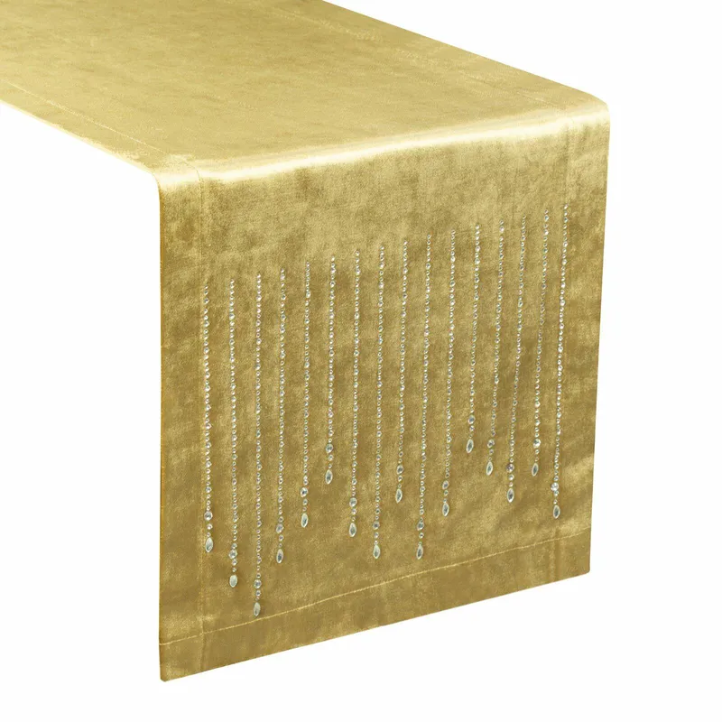 Bieżnik ROYAL 3 35x220 cm - Złoty
