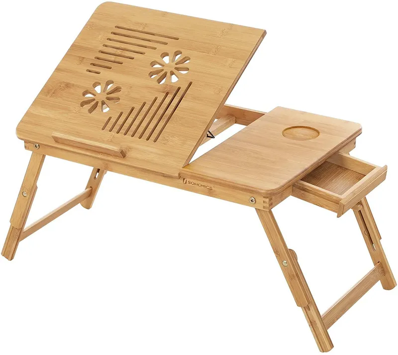 Stolik Pomocniczy Pod Laptopa Bambus