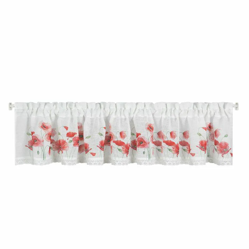 Firana Zazdrostka MARI 30x150 Maki