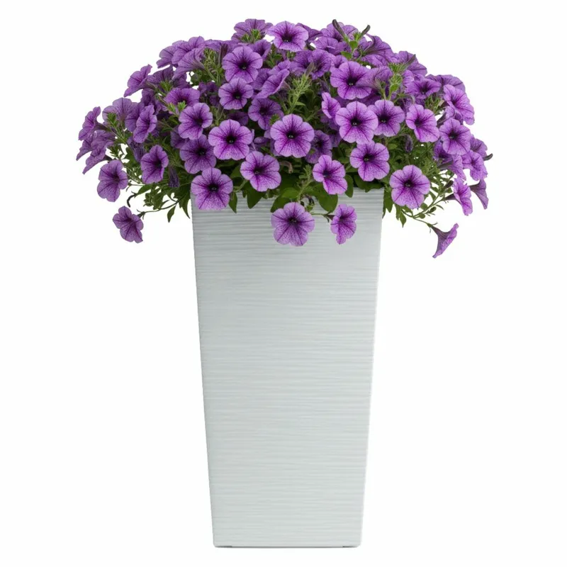 Donica Porto Riflo H67,7X35X35 cm - Biała