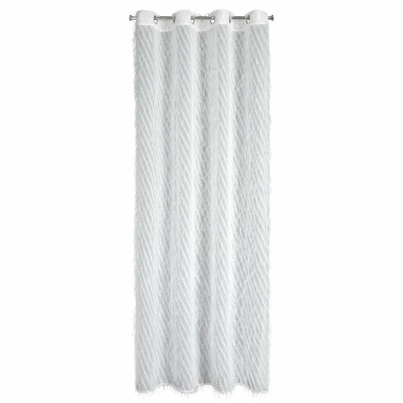 Zasłona LAUREL 140x250 Moherowe - Biała