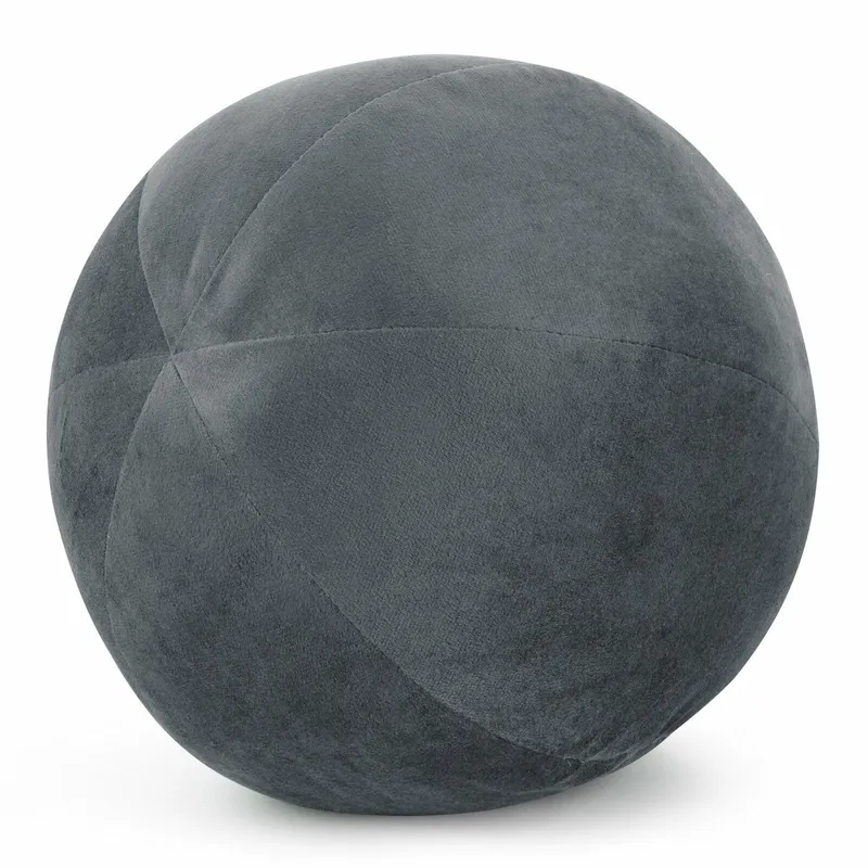 Poduszka GAJA 4 O24 cm Stalowa Velvetowa