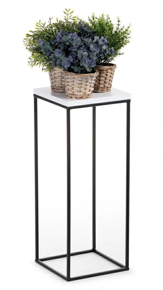 Kwietnik Stojący 80 cm BasicLoft - Biały