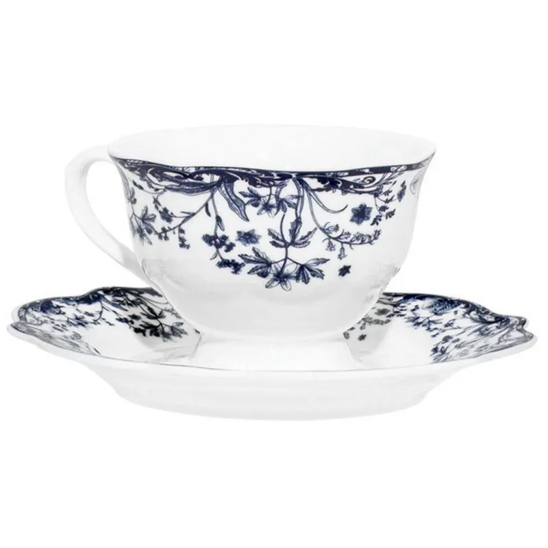 Filiżanka Do Kawy 90 ml Ze Spodkiem Reverie Blue