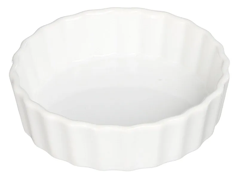 Mała Ceramiczna Foremka Do Tartaletek 12,5 cm - Biała