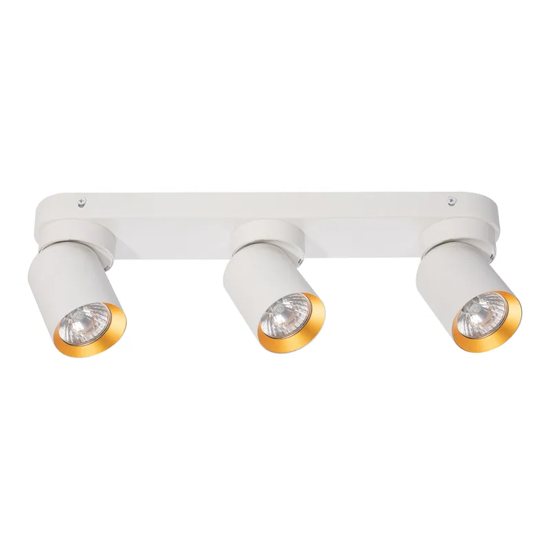 Lampa Sufitowa Spot ANDY Biały Złoty