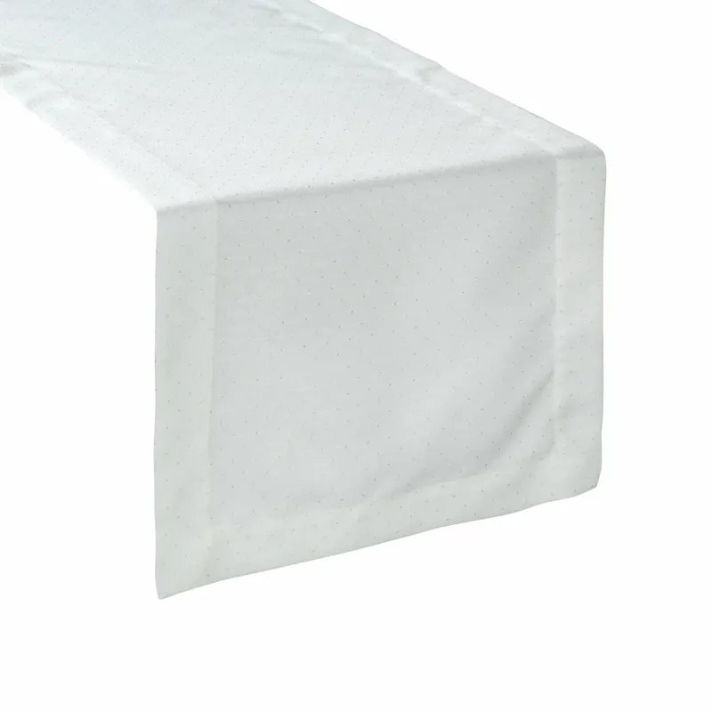 Bieżnik ELLEN 40x180 cm - Biały