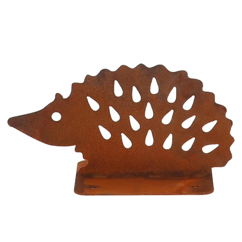 Jeż Metalowy Dekoracyjny H10,3 cm