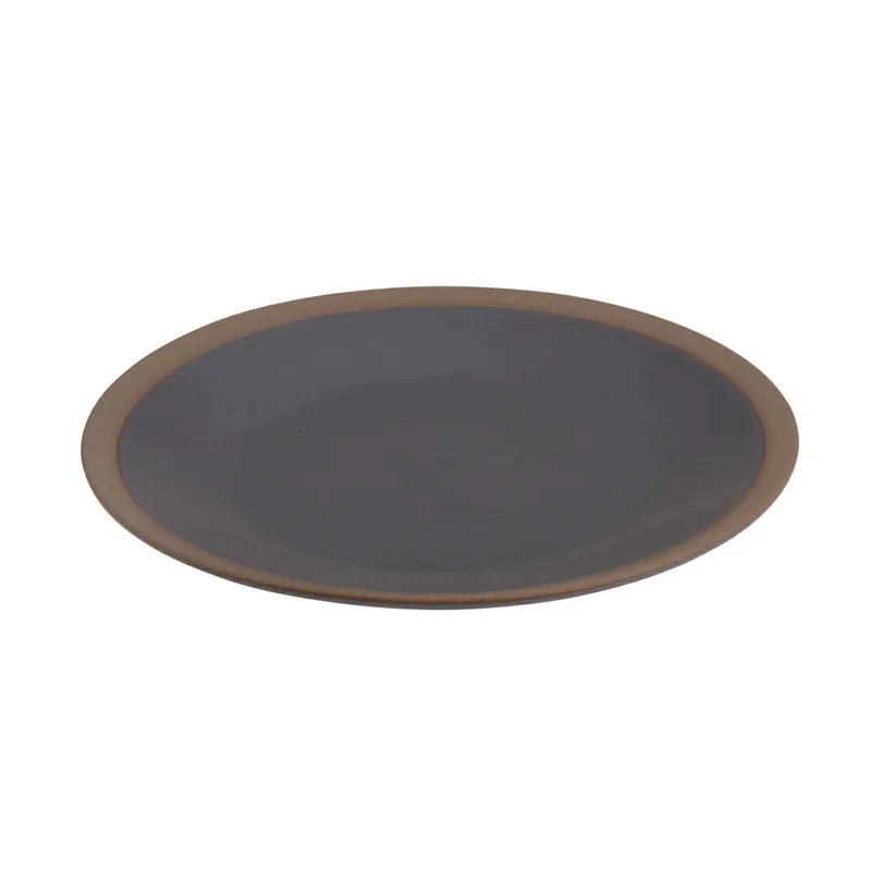 Talerz Deserowy Clay 18cm - Brązowy