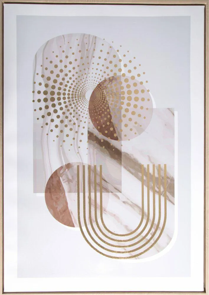 Obraz 609/B 50x70 cm Boho Akcenty - Złota