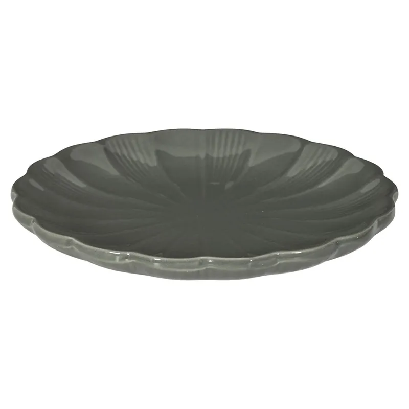 Talerz Deserowy Eden 20 cm - Szary