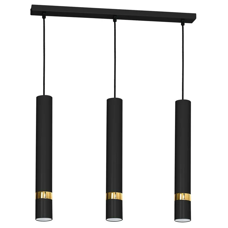 Lampa Wisząca JOKER BLACK/GOLD 3XGU10