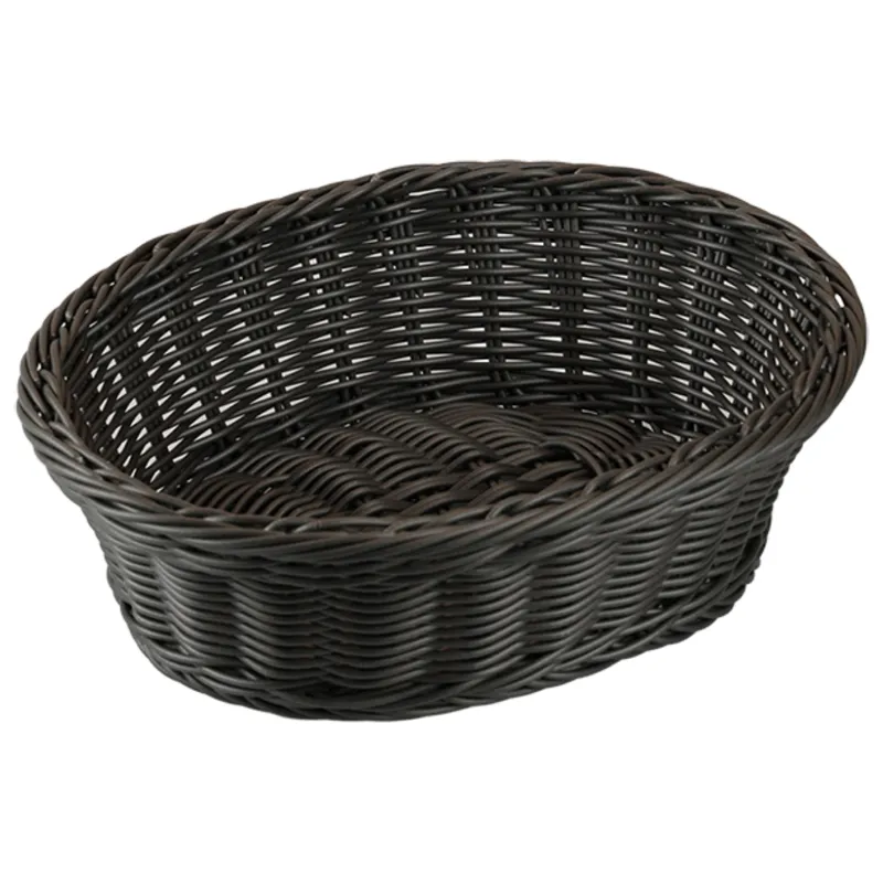 Koszyk Na Pieczywo I Owoce Do Serwowania 29X23XH9,5CM - Szary