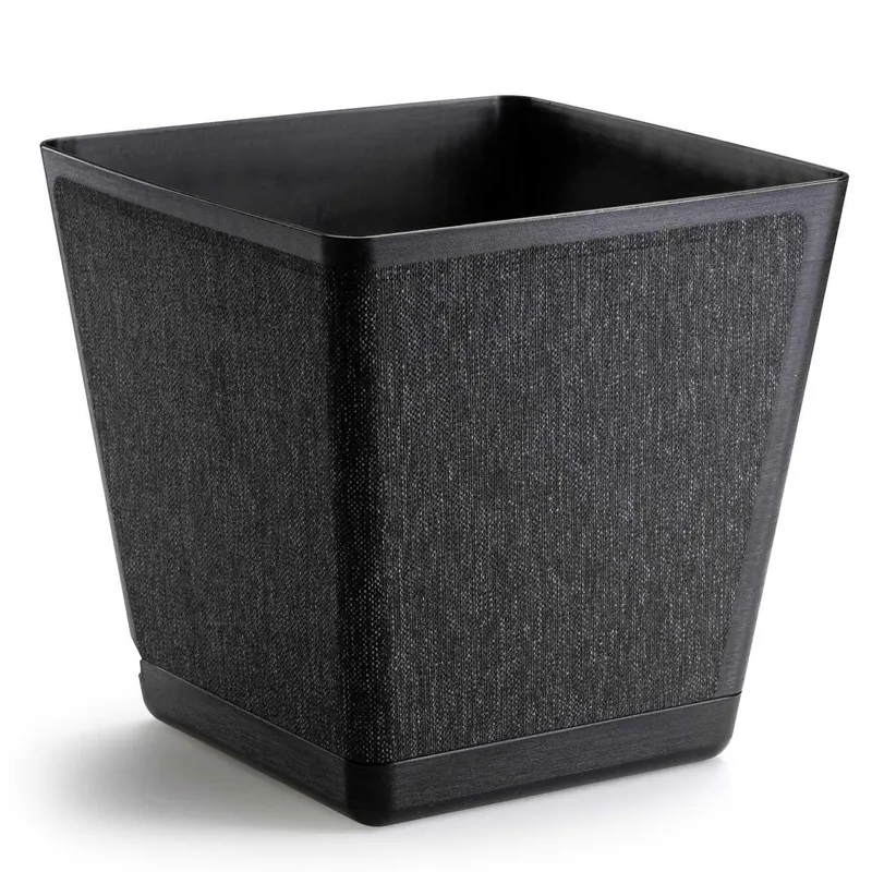 Doniczka Pilea Texelle H24X24 cm - Czarna
