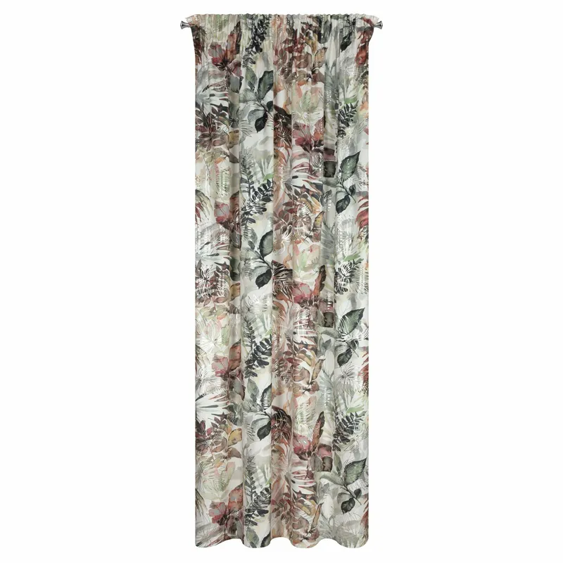 Zasłona ARINA 140x270 cm Biało Srebrna