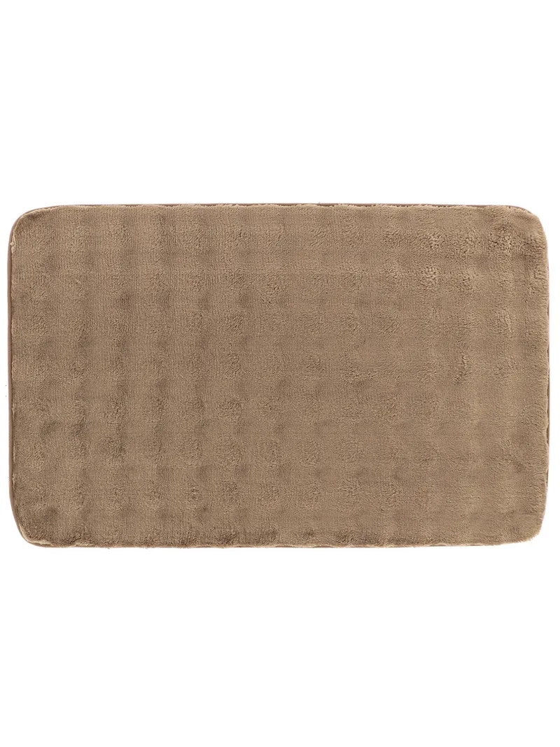 Dywanik Łazienkowy Taupe 50x80 cm Efekt Futra