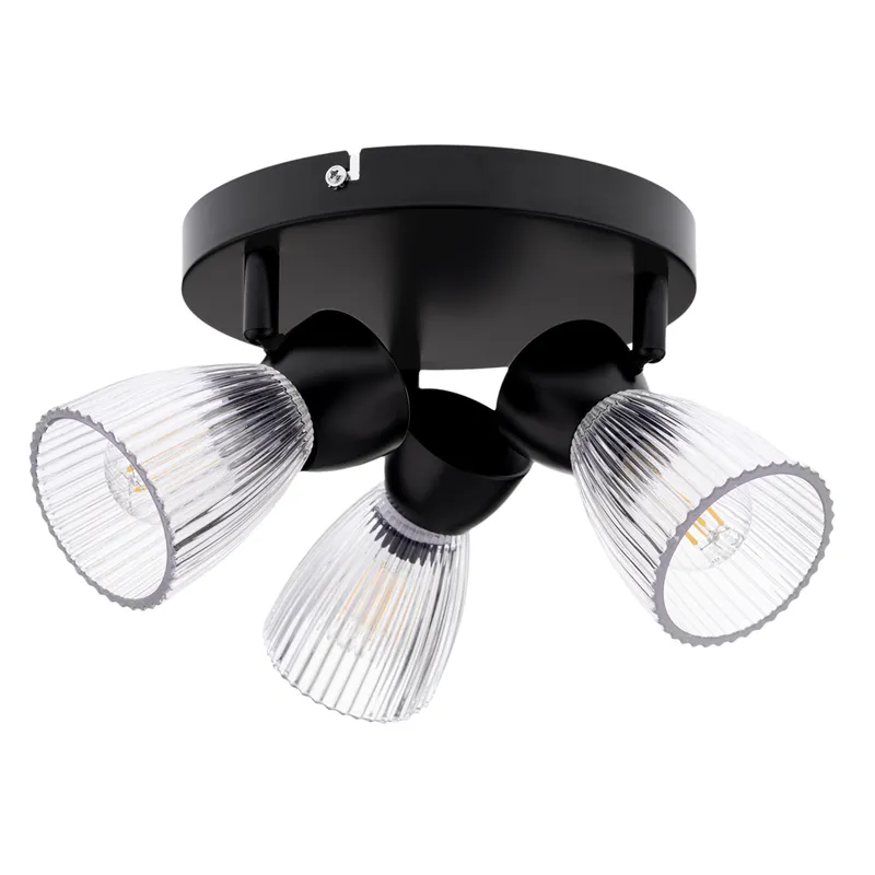 Lampa Sufitowa Spot BEST Szklany - Czarny