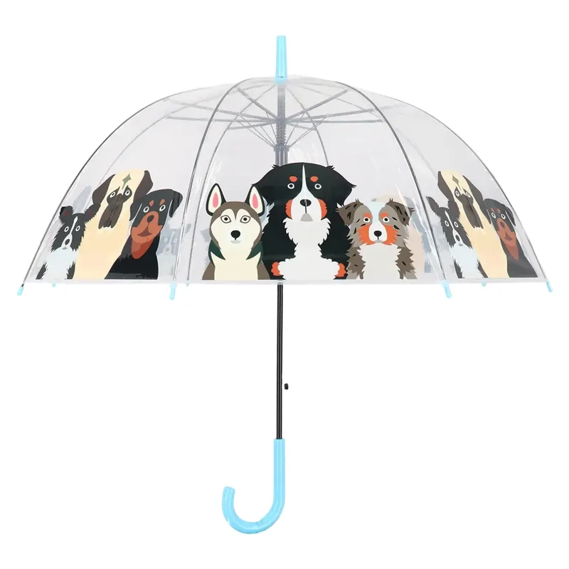 Parasol Transparentny Pieski 86,5 cm