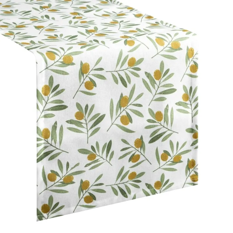 Bieżnik Plamoodporny ERIN Oliwki 40x140 cm