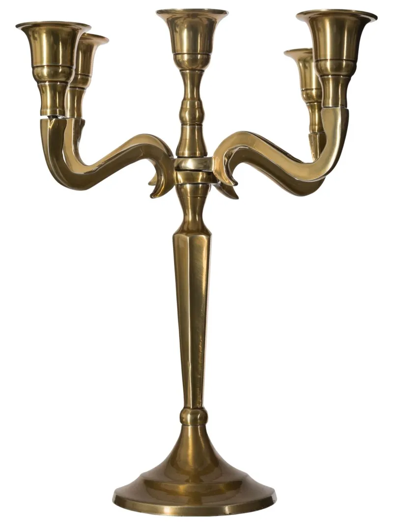 Świecznik Pięcioramienny Leland 27 cm