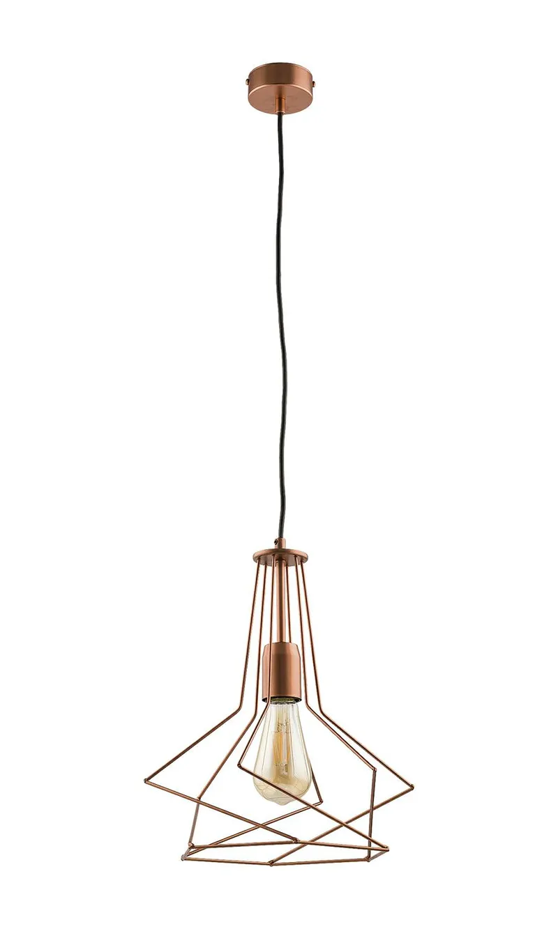 Lampa Wisząca ORO 1XE27 31 cm - Miedziany