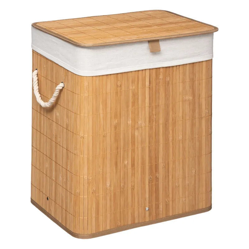 Kosz Na Pranie Bambou 60 l - Brązowy