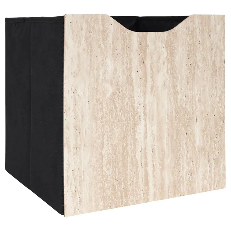 Pojemnik Składany Z Tkaniny I MDF Terranova 30x30 cm