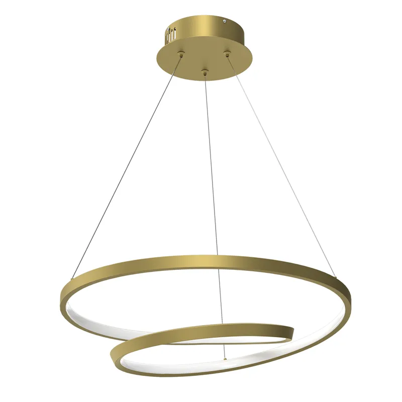 Lampa Wisząca Lucero 48W LED - Złota