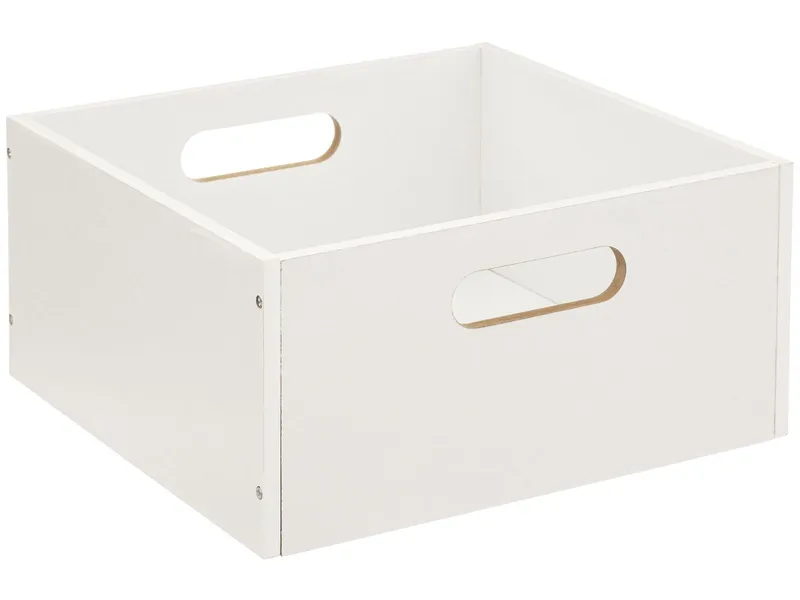 Drewniane Pudełko Do Przechowywania 31 x 15 cm - Białe