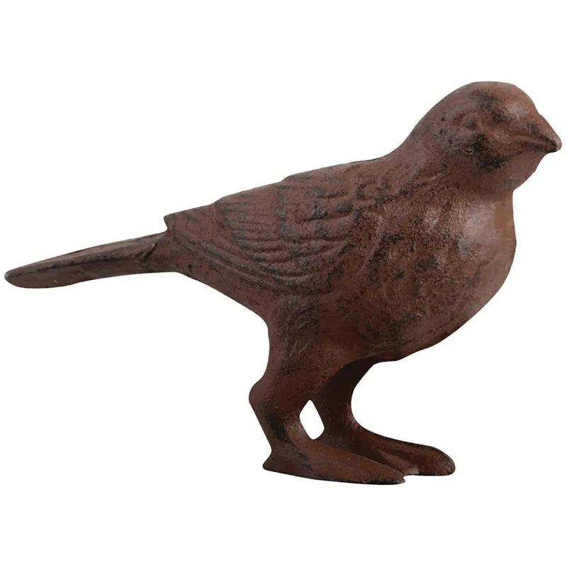 Figurka Ogrodowa Żeliwny Ptaszek 12x8 cm