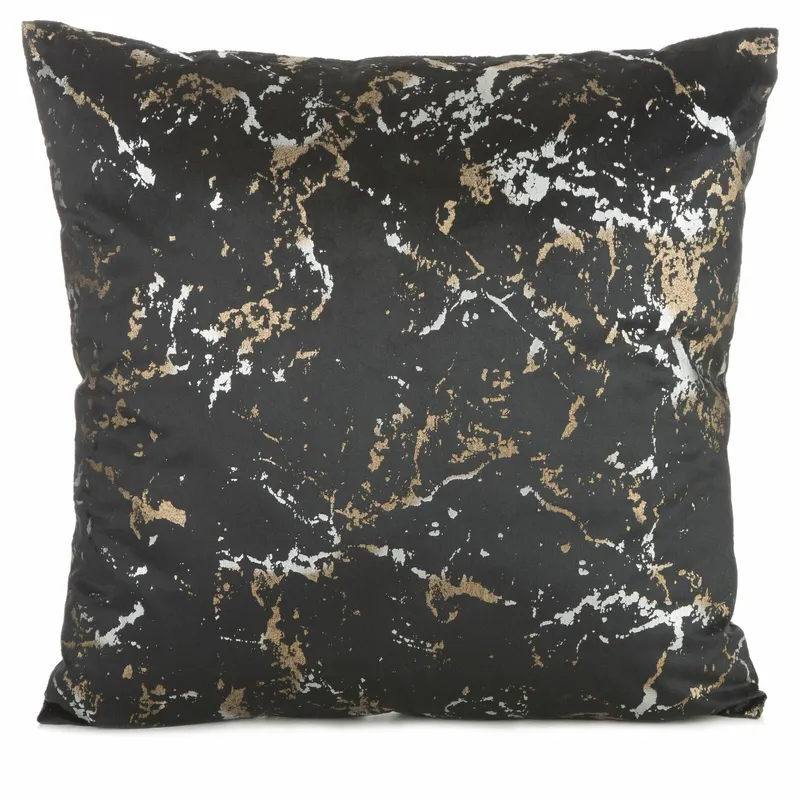 Poszewka DORI 45x45 cm Welwet - Czarna