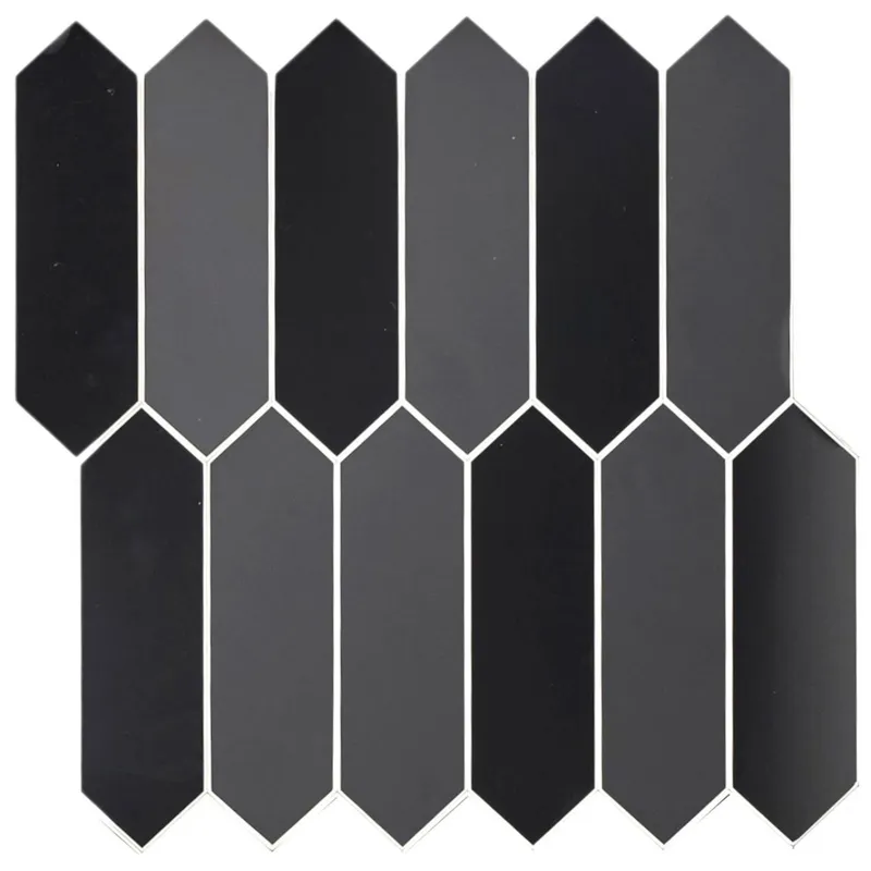 Kafelek Samoprzylepny Diament 32,5x32,5 cm - Czarny