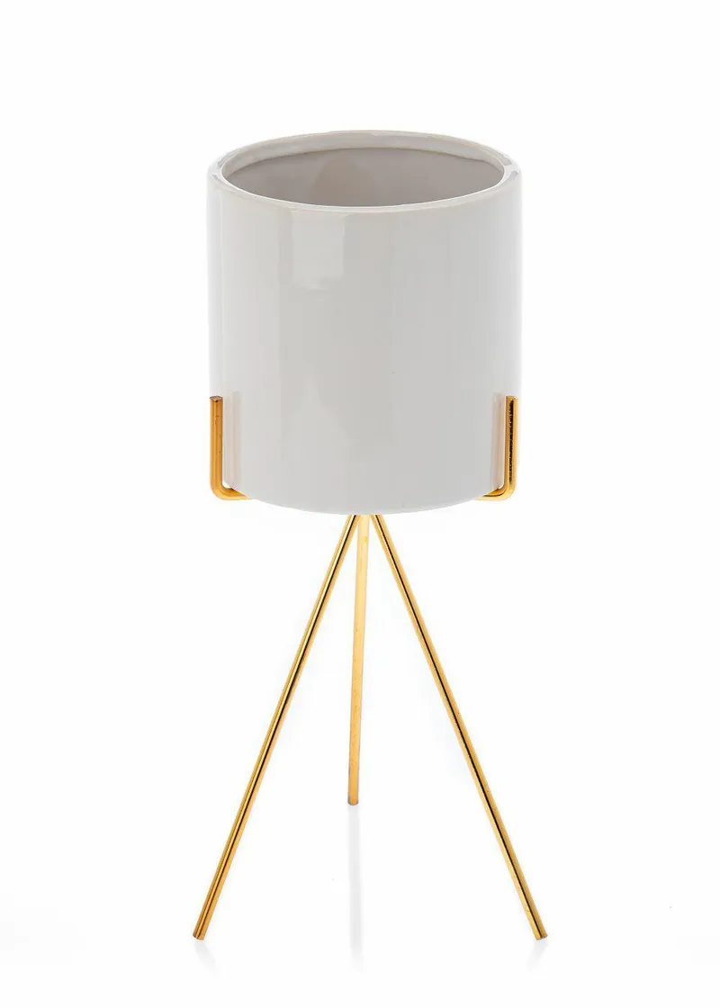 Doniczka Emma White 28 cm Wykonana