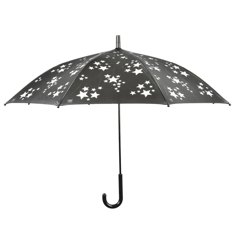 Parasolka W Gwiazdki 87,5 cm - Czarna