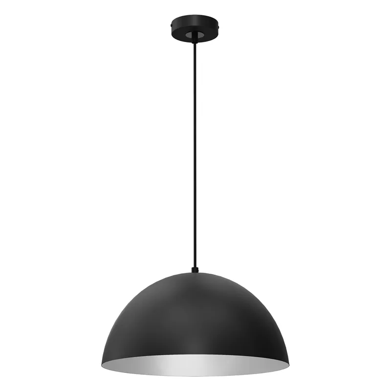 Lampa Wisząca BETA Czarny Biały Metalowy